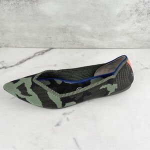 Rothy's The Point Olive Camo Flats Women’s W11 LEFT SHOE ONLY Amputee Replace